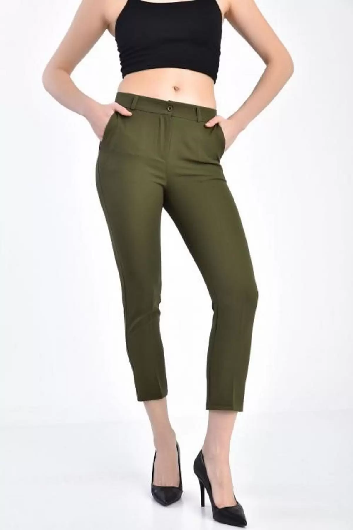 Atlas Bilek Haki Kadın Pantolon