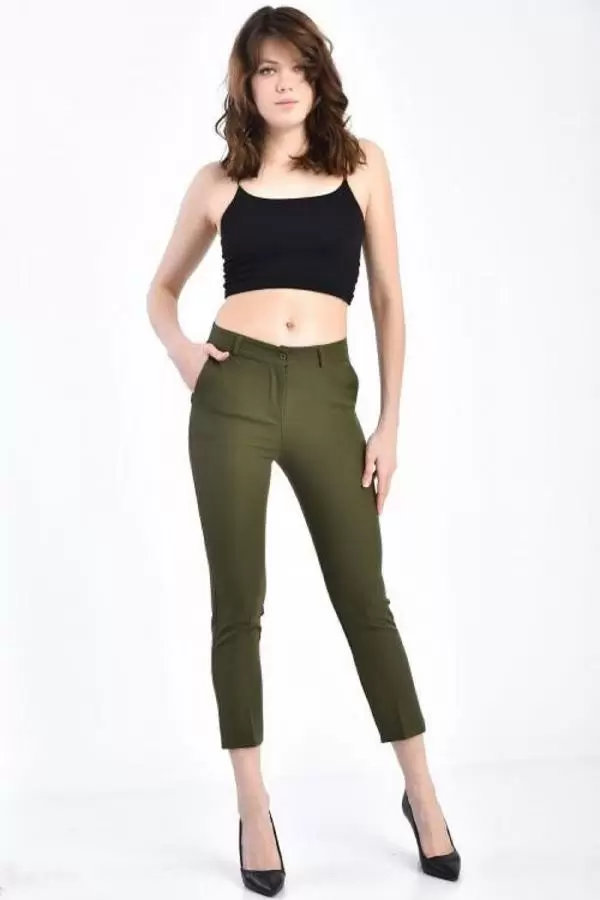 Atlas Bilek Haki Kadın Pantolon