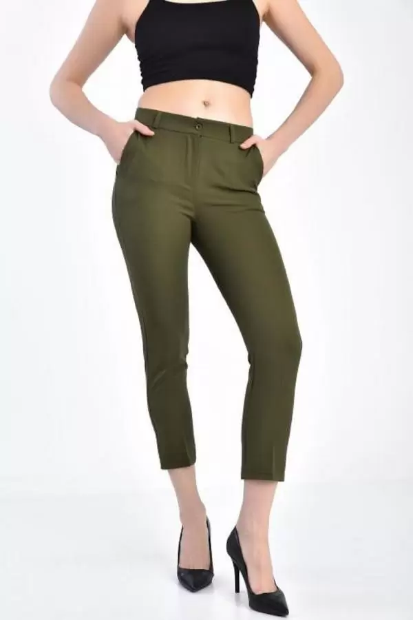 Atlas Bilek Haki Kadın Pantolon